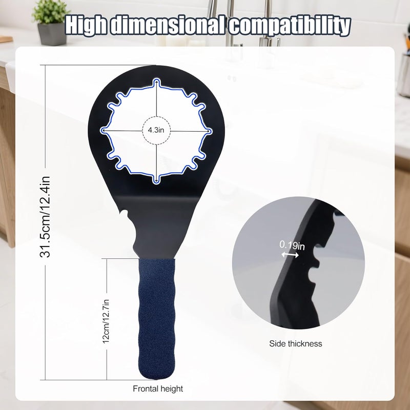 Sporthfish Universal Sink Drain Wrench for Loosen Tighten Strainer Locking Nut Fits All 4-, 6- and 8-tab, Toilet Bathroom Kitchen Sink Wrench - Image 4